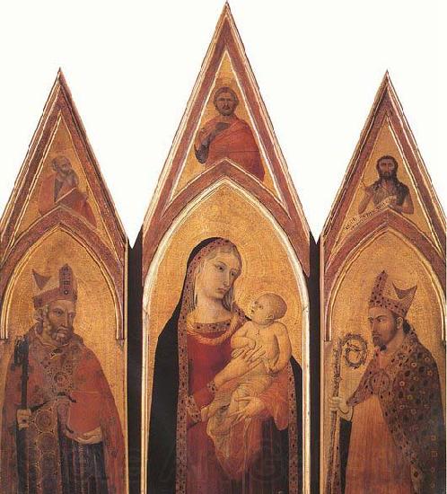 Ambrogio Lorenzetti Altarpiece of St Proculus Spain oil painting art